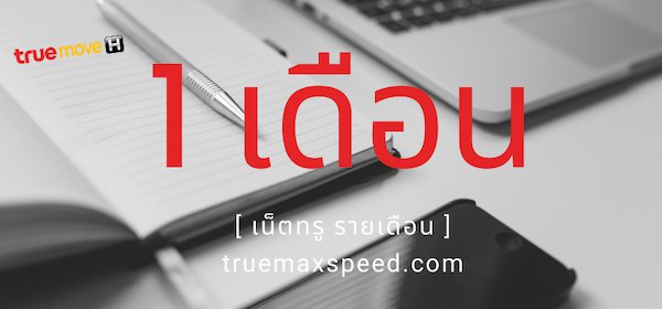 เน็ตทรู 1 เดือน